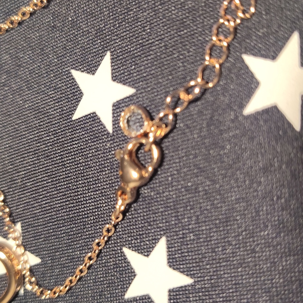 ELEGANT ROSE GOLD HEART WITH THE LETTER "J"   PENDANT NECKLACE - Picture 5 of 10
